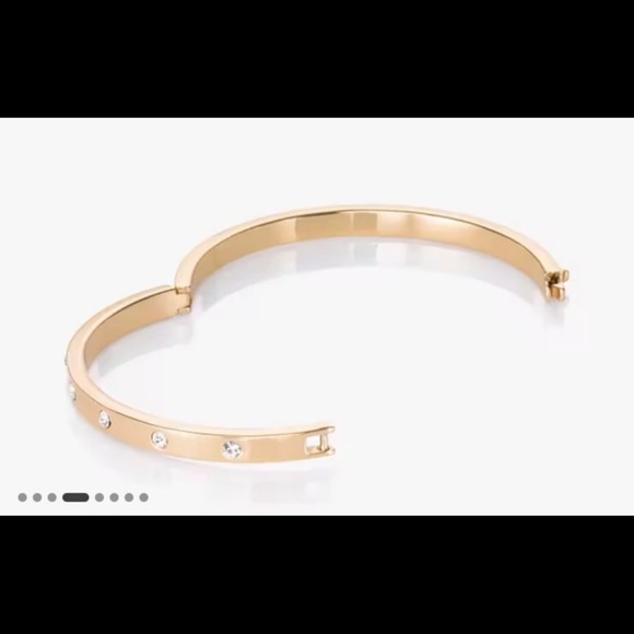 Set In Stone Hinged Bangle from Kate spade like new - Picture 6 of 13